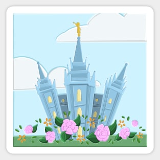 Abstract Salt Lake Temple Sticker